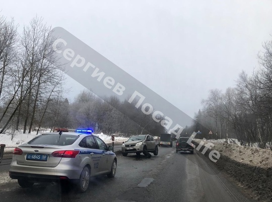 ДТП после Красной сторожки, будьте внимательны и аккуратны за рулём, не..