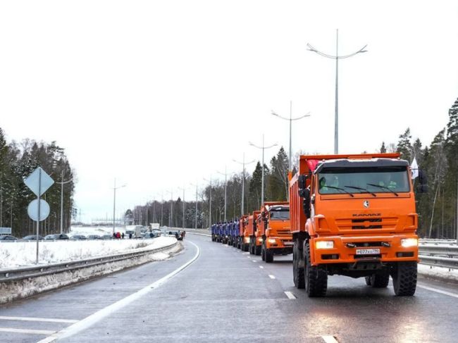 Новая дорога соединяет Ярославское и Дмитровское шоссе в Московской области.  Фото: t.me/vorobiev_live  Автор: Максим..