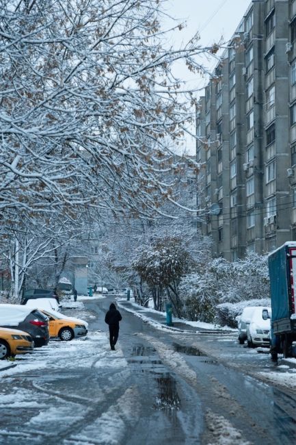 Зима все же пришла в город🥶 
Фото..