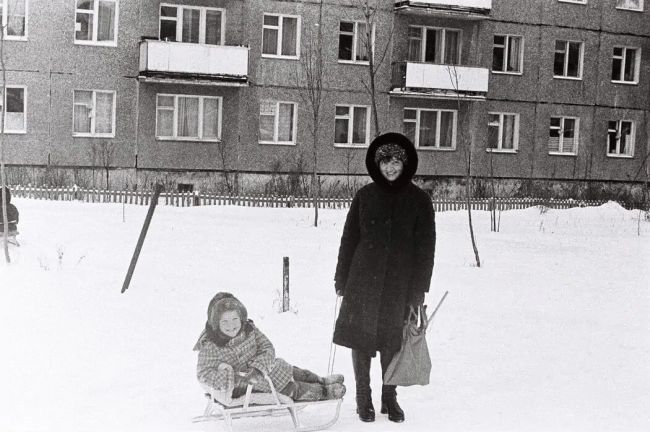 Время счастливого детства и белого снега.
Ногинск..