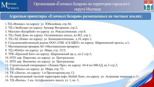 Елочные базары обустраивают на территории Мытищ  Предпраздничное настроение царит повсеместно, на..