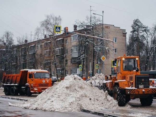 В Пушкинском округе для устранения последствий снегопада была задействована вся специализированная..