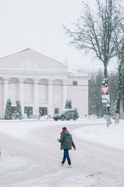 Город в новогодние праздники❄ 
Фото..