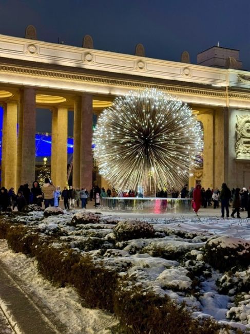 Новогодний парк Горького  Фото: Ксюша..