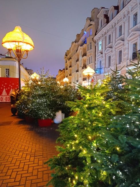 Новогодние декорации на Арбате и Новом Арбате  Фото: Алексей..