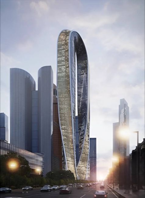 🏙В интернете был представлен проект высотного здания One Tower, которое будет построено в деловом центре..