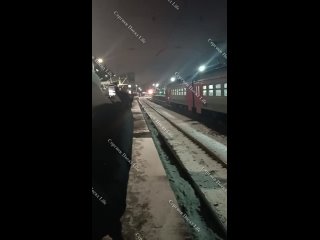 Поезд Деда Мороза прибыл немного..