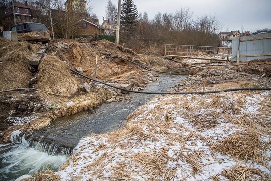 Строительство небольшого моста в Ромашково займет по итогу больше года 🤯  По словам Главы Одинцовского..