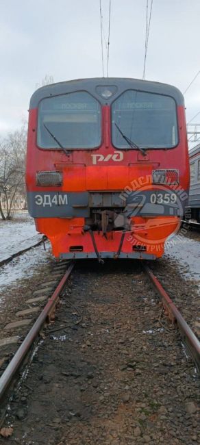 🚆 Пострадавший хвостовой вагон ЭД4М-0359 отбуксирован в депо..