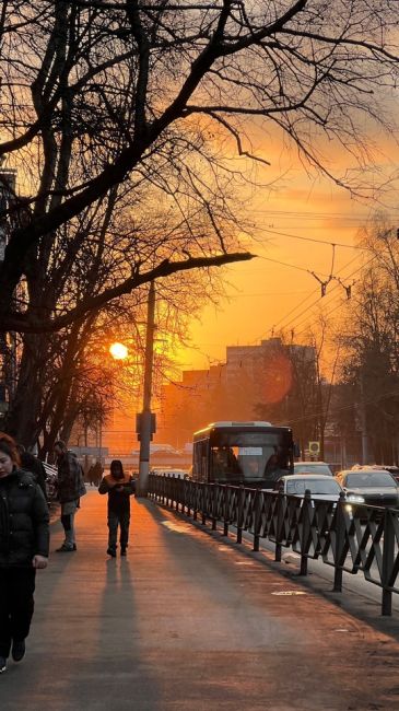 Пейзажи закатных Химок..