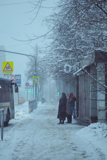 Снег выпал к концу..