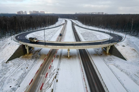 🚘Первый участок Южно-Лыткаринской автодороги (ЮЛА) — открыт! Это развязка на пересечении с М-2 «Крым» и..