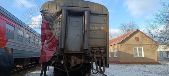 🚆 Пострадавший хвостовой вагон ЭД4М-0359 отбуксирован в депо..