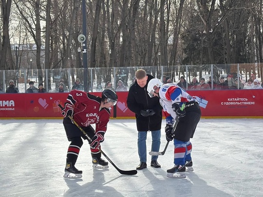 🏒 В преддверии Дня защитника Отечества, 22 февраля, на катке в парке Мира прошел хоккейный матч, посвященный..