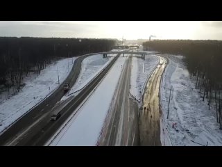 В Подмосковье открыли первый участок Южно-Лыткаринской автомагистрали.  Это транспортная развязка на..