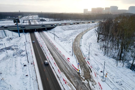 🚘Первый участок Южно-Лыткаринской автодороги (ЮЛА) — открыт! Это развязка на пересечении с М-2 «Крым» и..